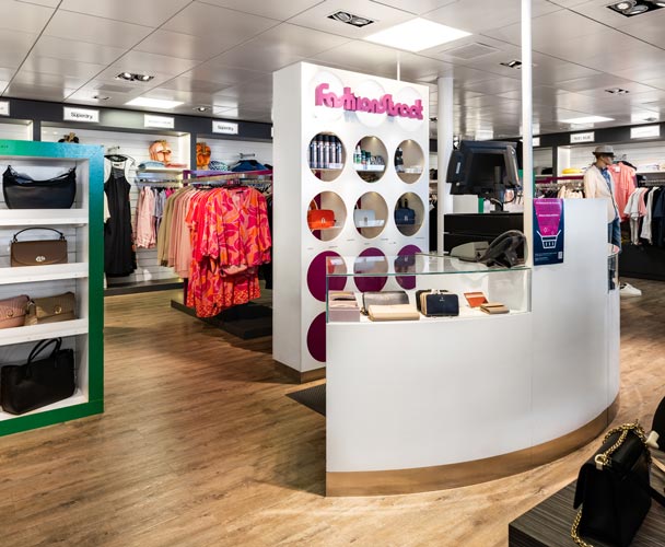 Butiken Fashion Street på Baltic Princess