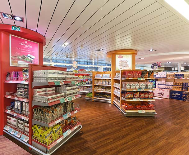 Shoppa godis på kryssning till Tallinn