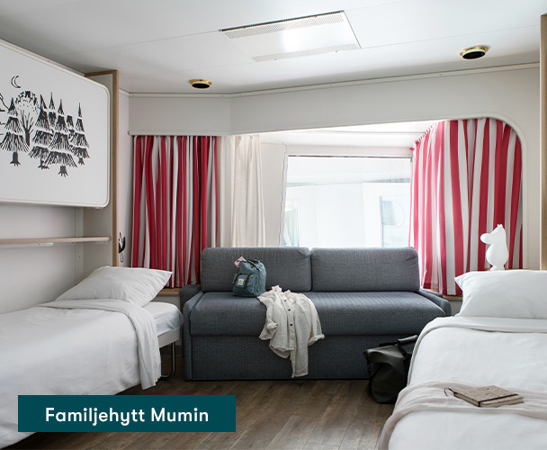 Familjehytt Mumin på Helsingforskryssning