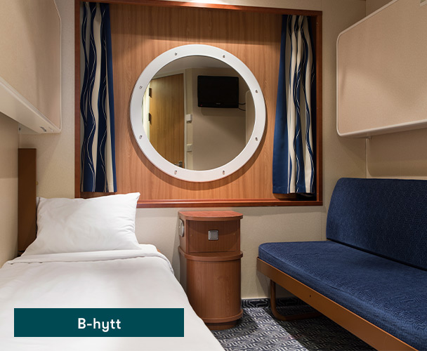 B-hytt på Baltic Queen