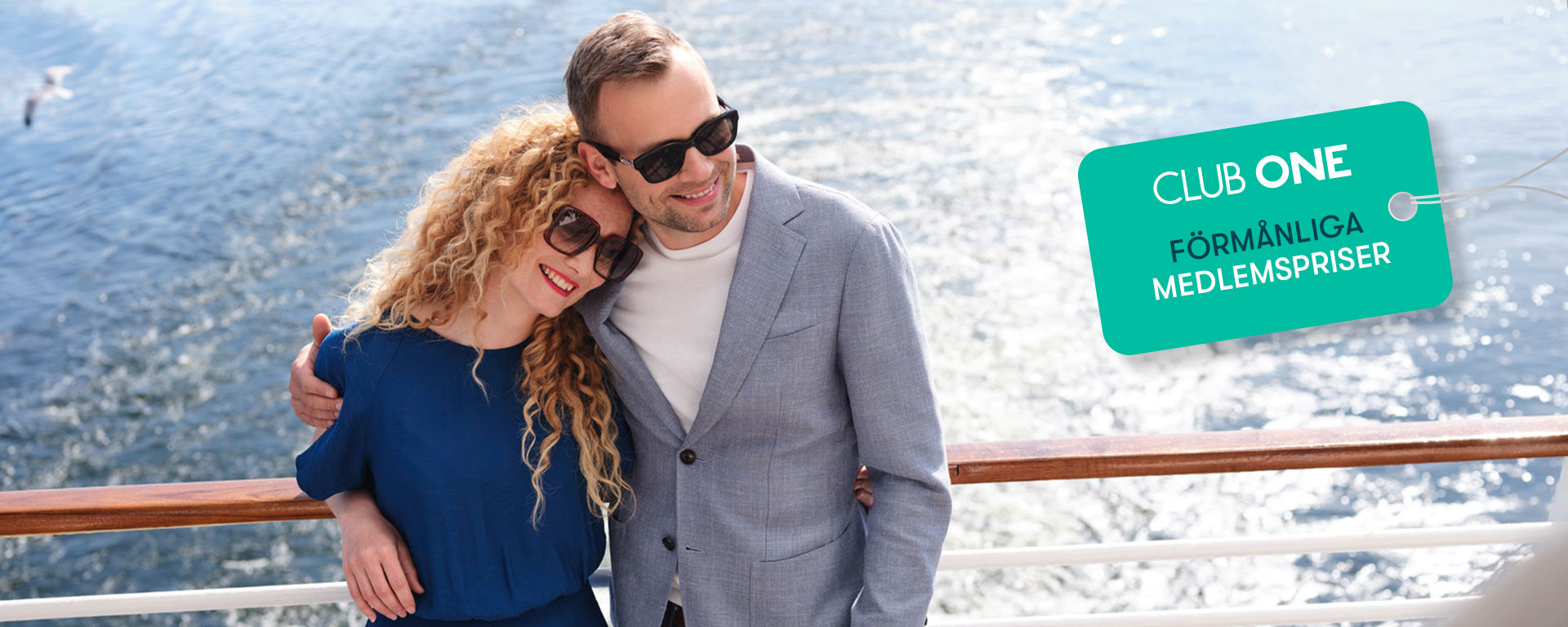 Kvinna och man på soldäck