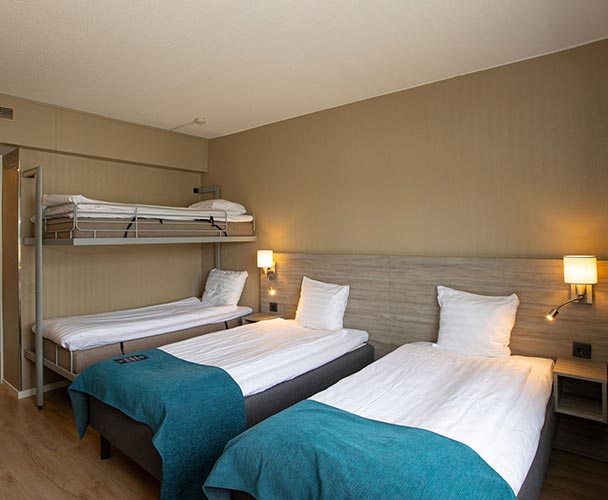 Familjlerum på Hotell Adlon på Åland