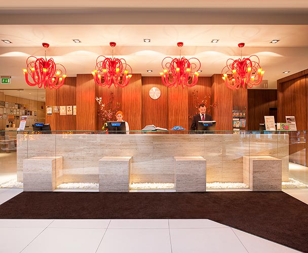 Receptionen på Tallink Hotel Riga